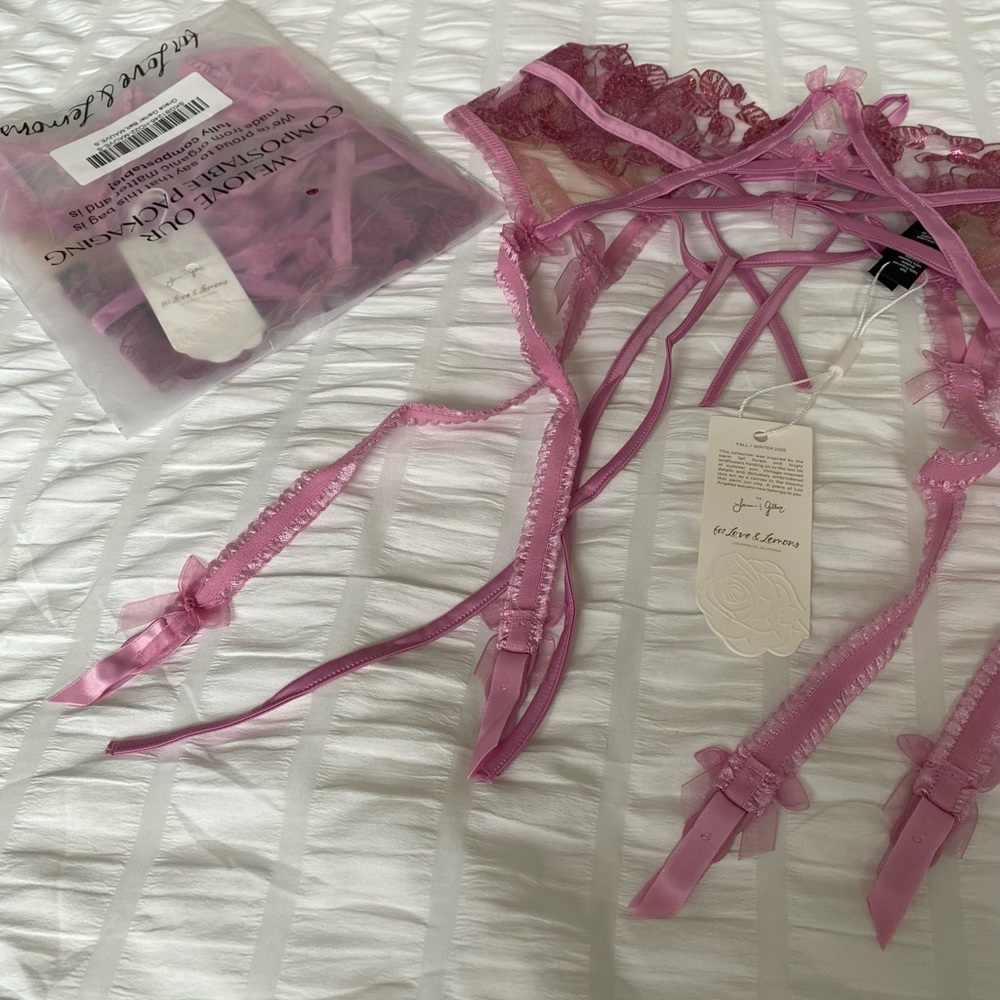 Grace Garter Belt S / Mauve